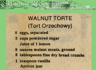 Browse Historic Recipes for the Holidays