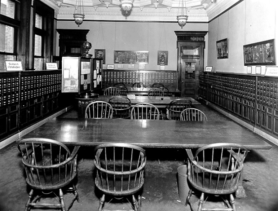 Central Library Card Catalog Room, 1898-1912
