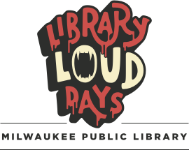library haunted loud logo